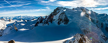 U stóp Mont Blanc